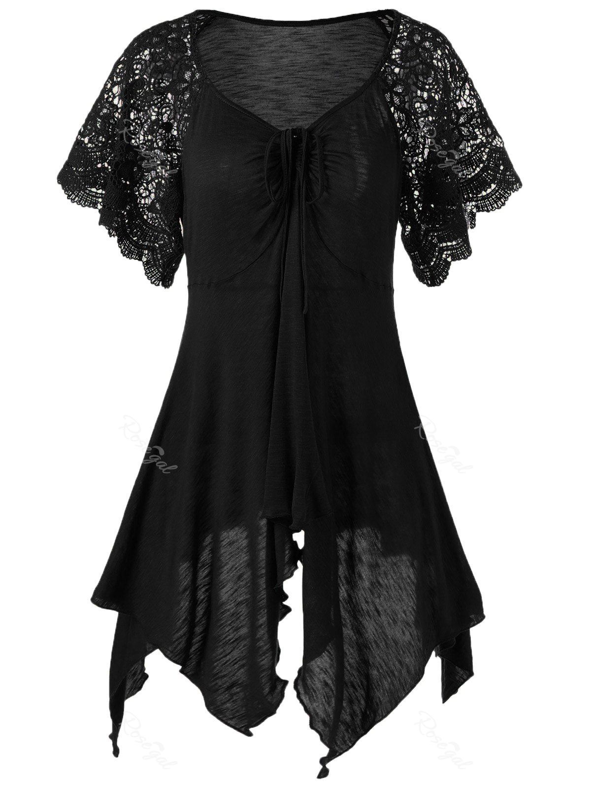 tie front flowy top