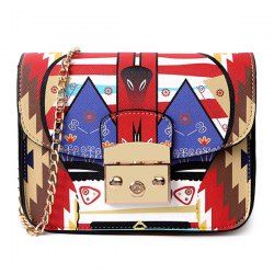 Print Chains Mini Crossbody Bag