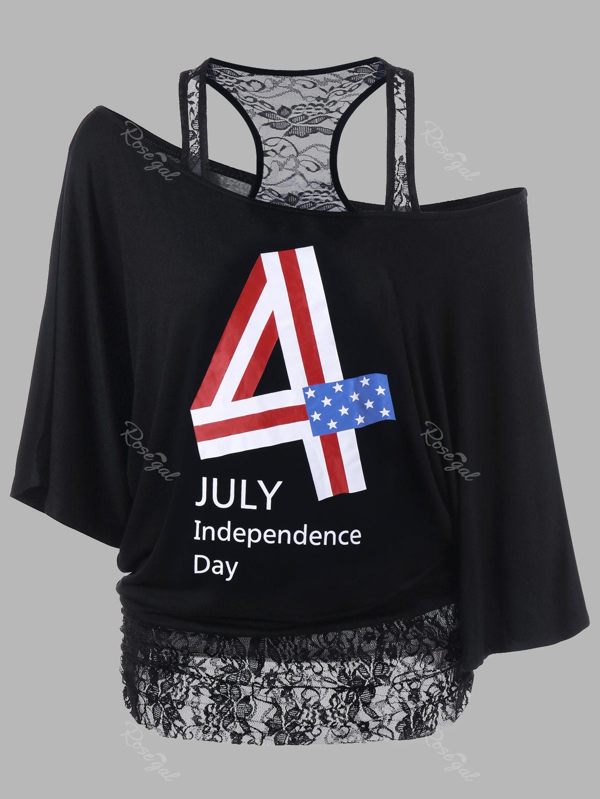 4th of july plus size clothing