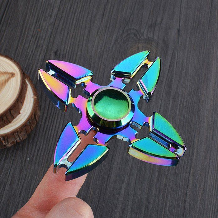 

Colorful Focus Toy Crab Clip Fidget Finger Spinner, Colormix