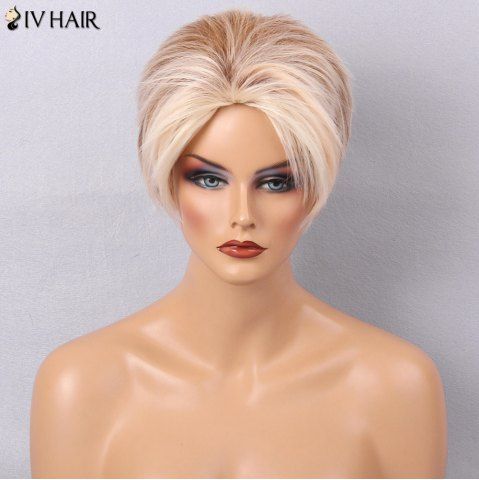 [45% OFF] Siv Hair Messy Colormix Side Bang Straight Layered Short ...