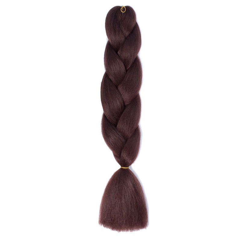 

Synthetic Kanekalon Braiding Hair Extension, Dark auburn brown