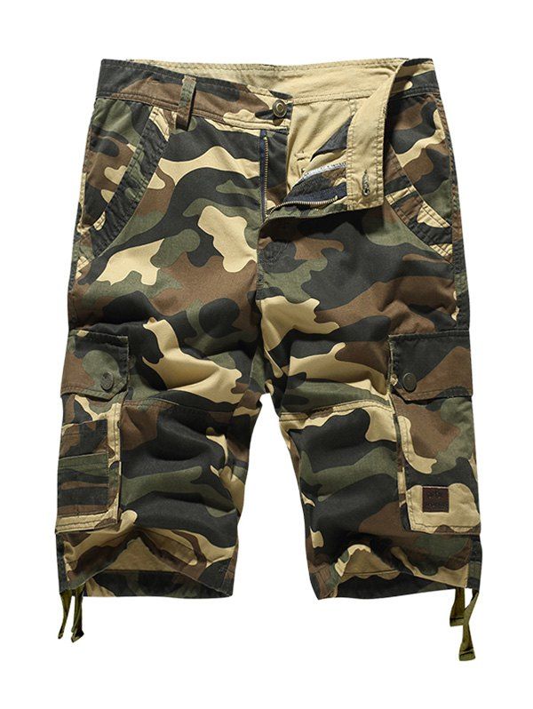 blue camo cargo shorts