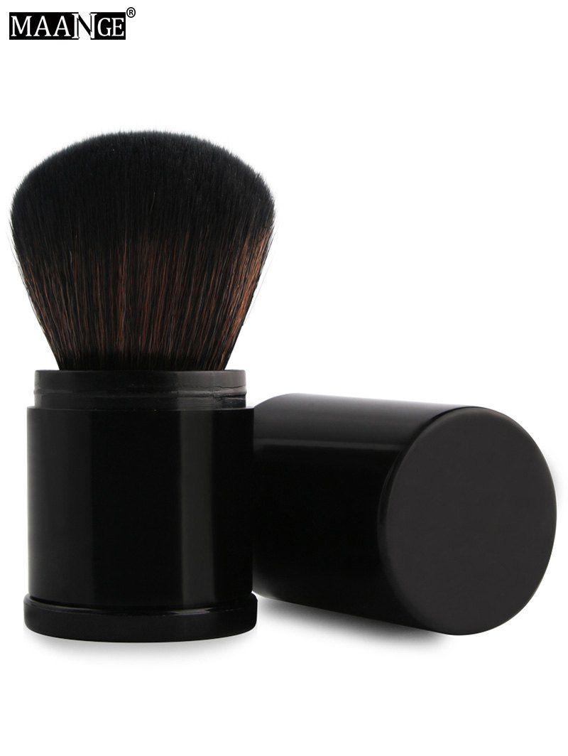 

MAANGE Telescopic Tube Nylon Blush Brush, Black