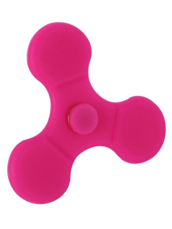 

Silicone EDC Spinning Toy Finger Gyro, Rose madder