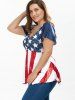 plus size patriotic tunic