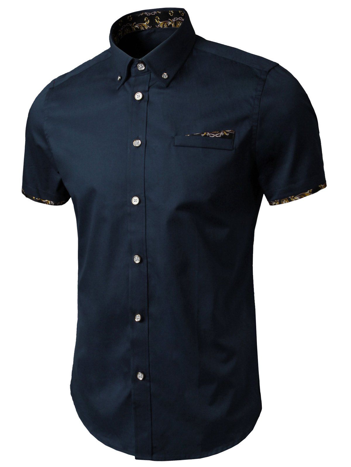 Button down. Рубашкой вниз это как.