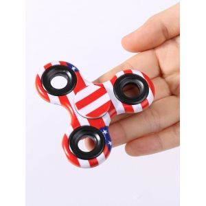 

Stress Relief Toy Camouflage American Flag Finger Spinner, Red