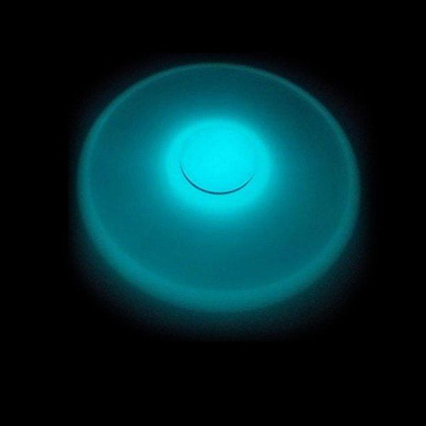 

Glow in the dark Focus Toy Plastic Finger Tri-Spinner, Blue