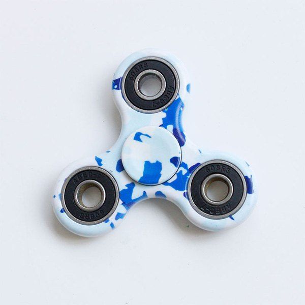 

Focus Toy Camouflage Pattern Fidget Spinner, White