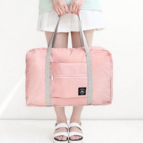 

Foldable Waterproof Nylon Carryall Bag, Pink