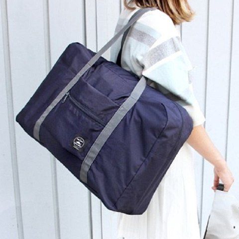 

Foldable Waterproof Nylon Carryall Bag, Deep blue