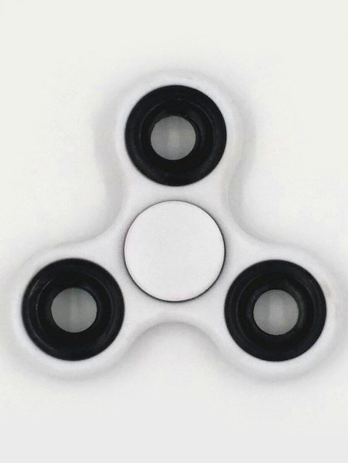 

Anti-Stress Toys Rotating Triangle Fidget Spinner, White