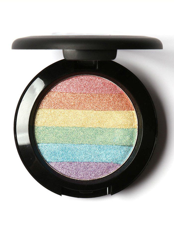 

Shimmer Soft Mineral Rainbow Palette Highlighter Powder, Colorful
