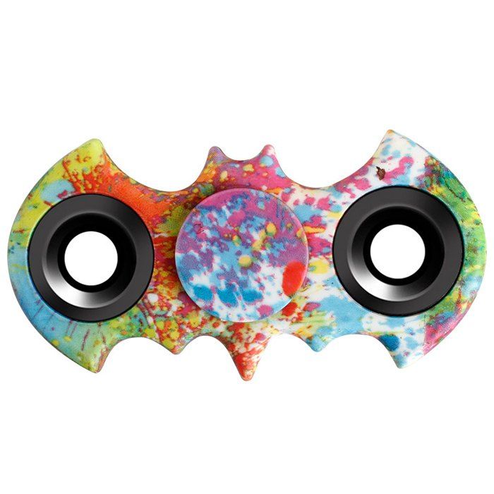 

Stress Relief Fiddle Toy Bat Patterned Fidget Spinner, Red