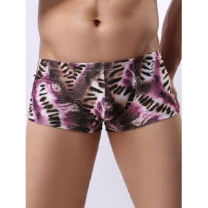 Stretch U Convex Pouch Printed Boxer Briefs