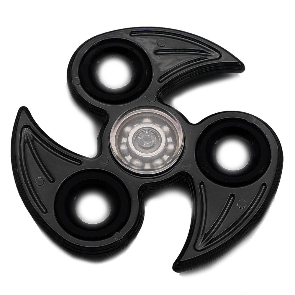 Black Cartoon Hot Wheel Fidget Spinner Stress Relief Finger Gyro