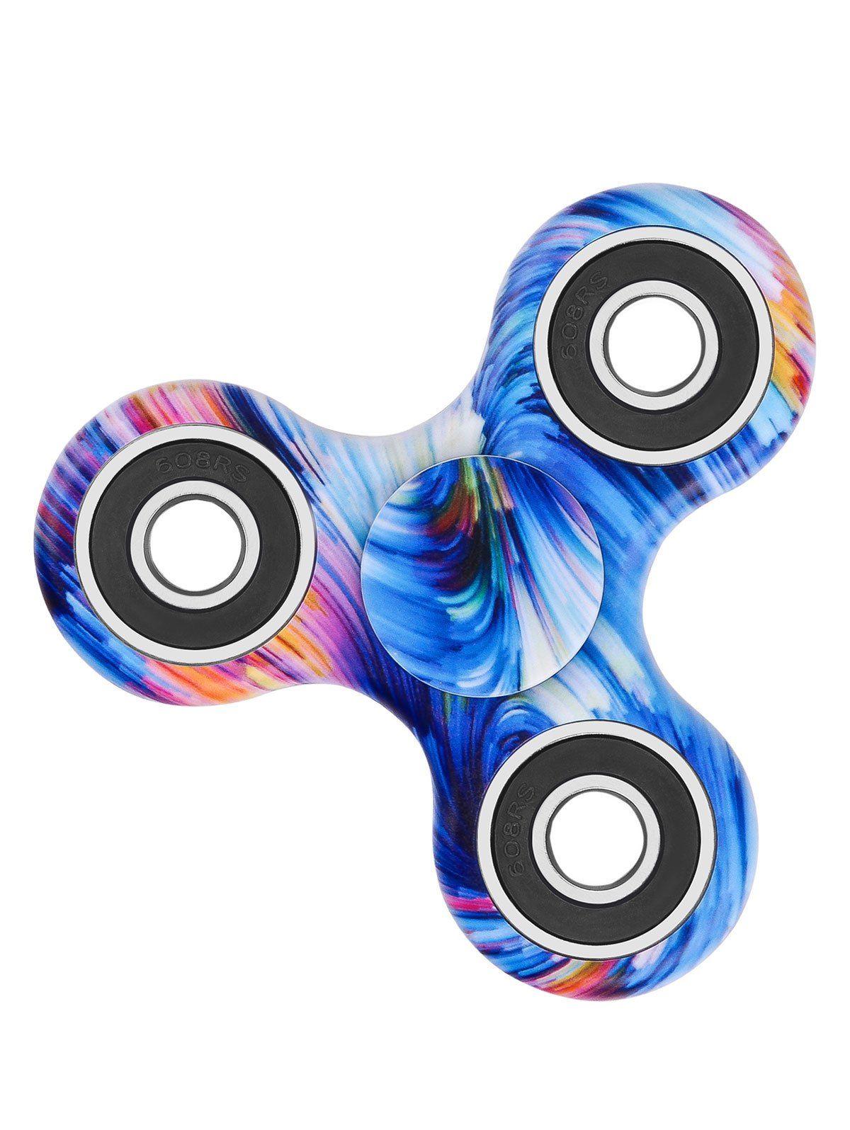 

Focus Toy Stress Relief Star Sky Print Fidget Spinner, Blue