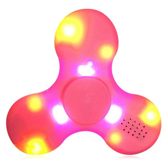 [42% OFF] LED Lights Fidget Spinner With USB Charging Bluetooth Speaker | Rosegal