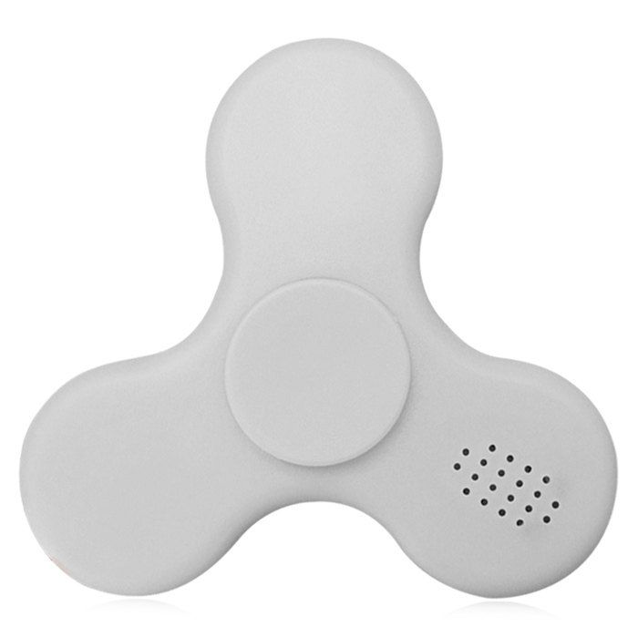 

LED Lights Fidget Spinner with USB Charging Bluetooth Speaker, White