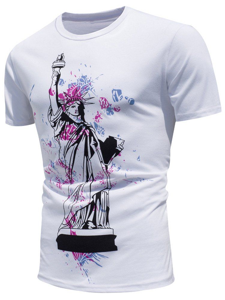 Color Changing Shirts >> 2019 Statue Of Liberty Print Color Changing T Shirt Rosegal Com Color Changing Shirts >> 2019 Statue Of Liberty Print Color Changing T Shirt Rosegal Com