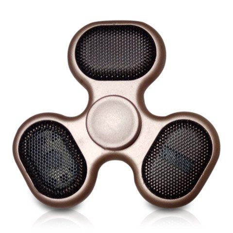 

Focus Toy LED Bluetooth Speaker Musical Triangle Hand Spinner, Golden