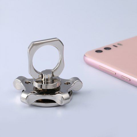 Silver Phone Ring Holder With Edc Finger Fid Spinner