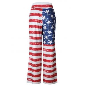 Red 2xl Patriotic American Flag Drawstring Pants | RoseGal.com