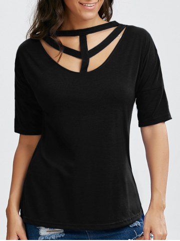 cut choker t shirt