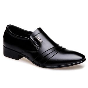 Pointed Toe Pleated Formal Shoes