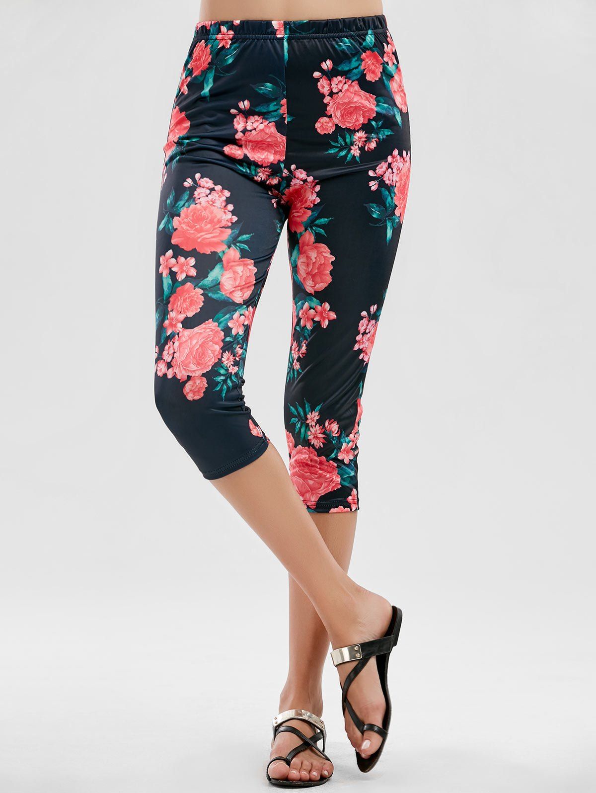 floral capris