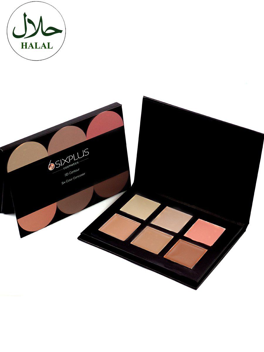 

Halal 6 Colours Cream Concealer Palette, Colorful