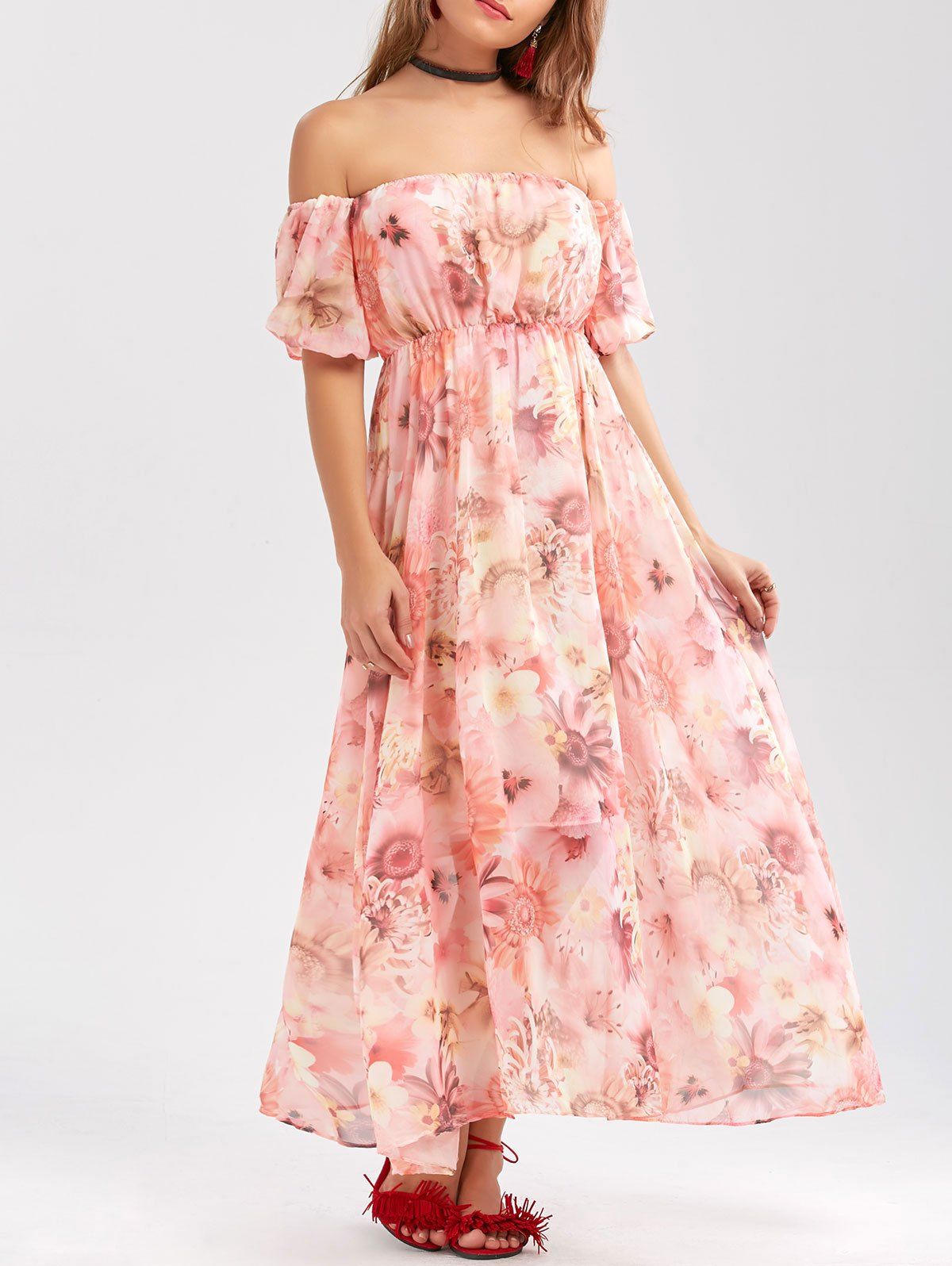 robe mousseline fleurie