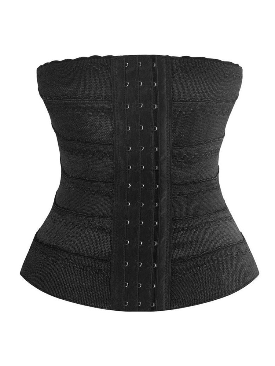 

Steel Boned Scalloped Underbust Corset, Black