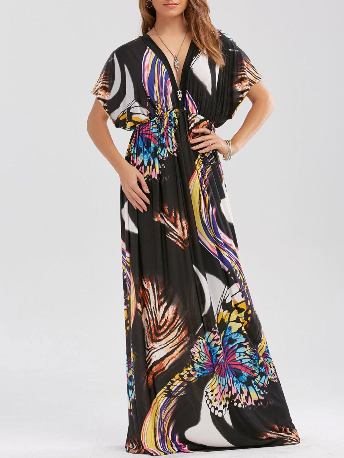 empire waist boho dress
