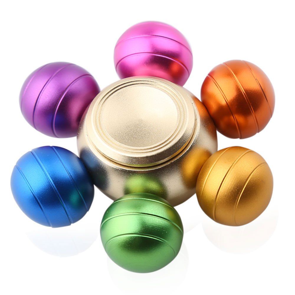 [ 21 OFF ] 2018 Sixball Fidget Metal Spinner Stress Relief Toy In