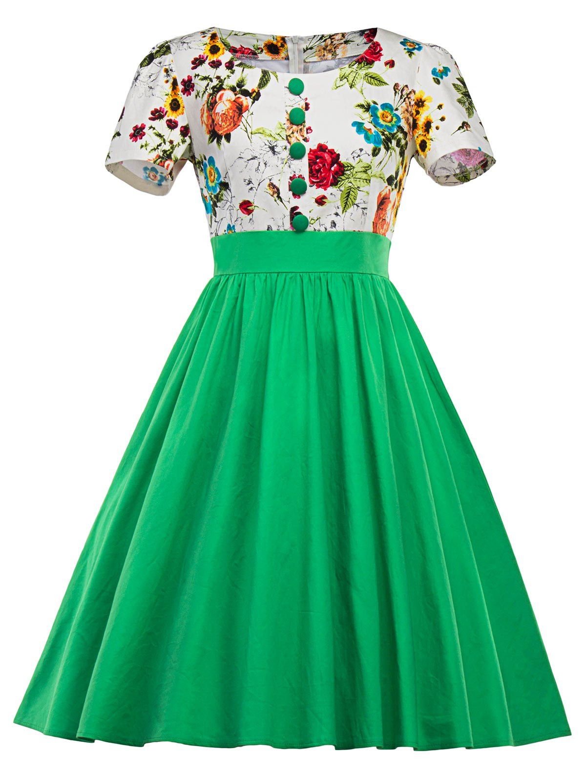 1950s swing dress