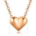 Heart Shape Collarbone Pendant Necklace -  