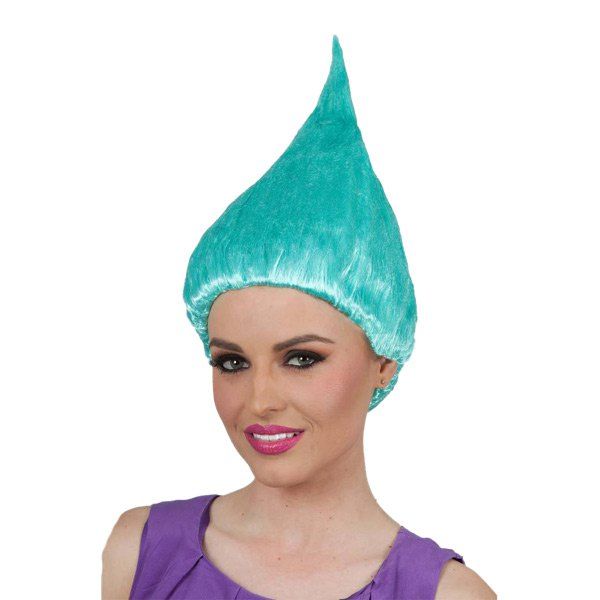 

Flame Shape Trolls Peluca Cosplay Halloween Wig, Oasis