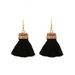 Alloy Tassel Infinity Emebllished Drop Earrings -  