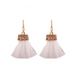 Alloy Tassel Infinity Emebllished Drop Earrings -  