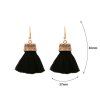 Alloy Tassel Infinity Emebllished Drop Earrings -  