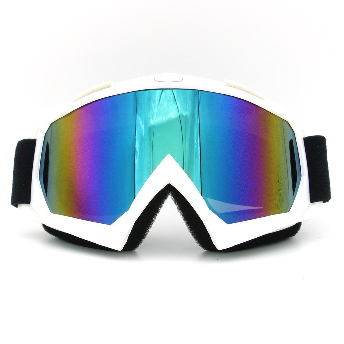

Dustproof UV Protection Off Road Riding Goggles, White