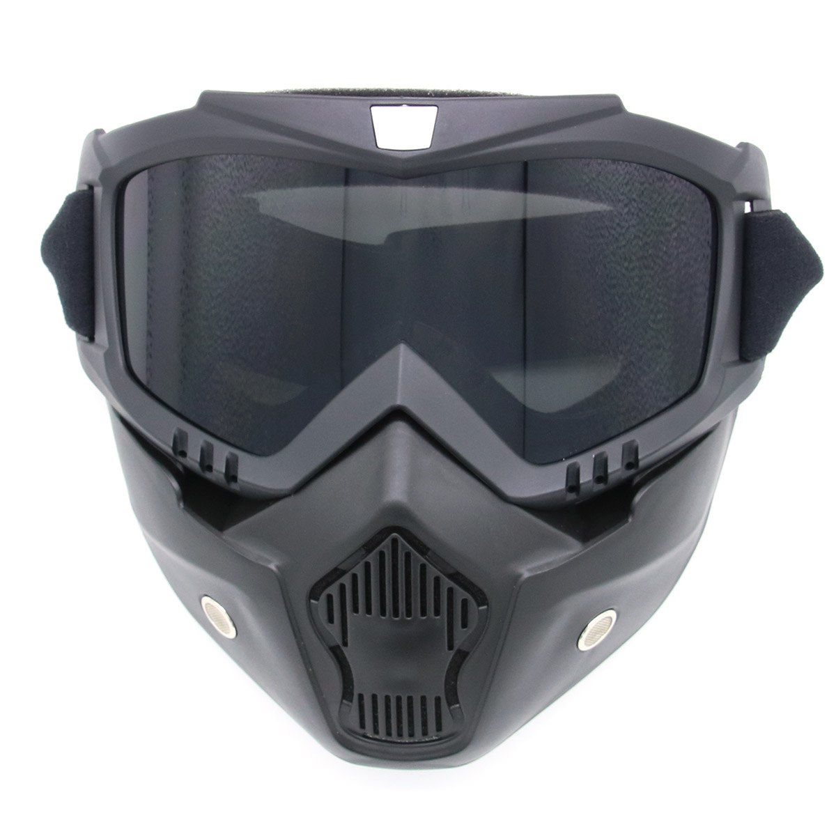 

Off Road Detachable Breathable Motorcycle Goggles, Gray