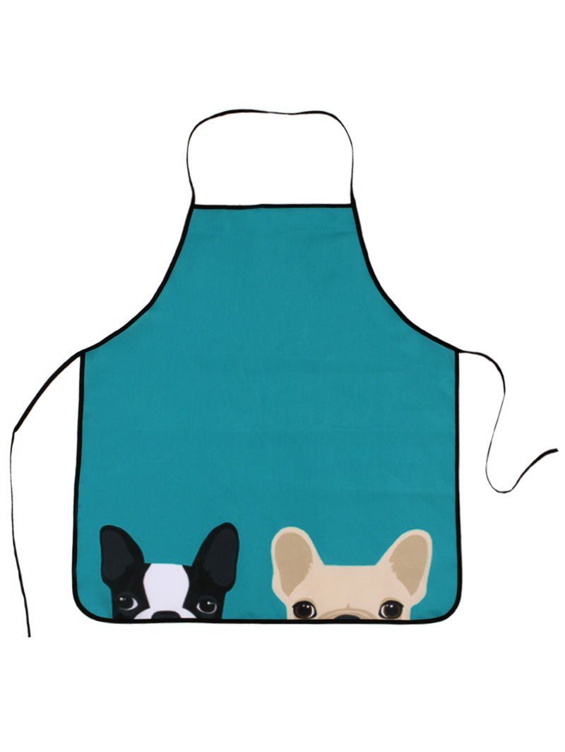 

Pet Animal Household Water Resistant Apron, Lake blue
