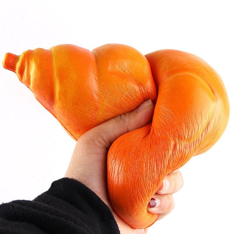 

Cartoon Chicken Leg Bread Slow Rising Squishy Toy, Orange