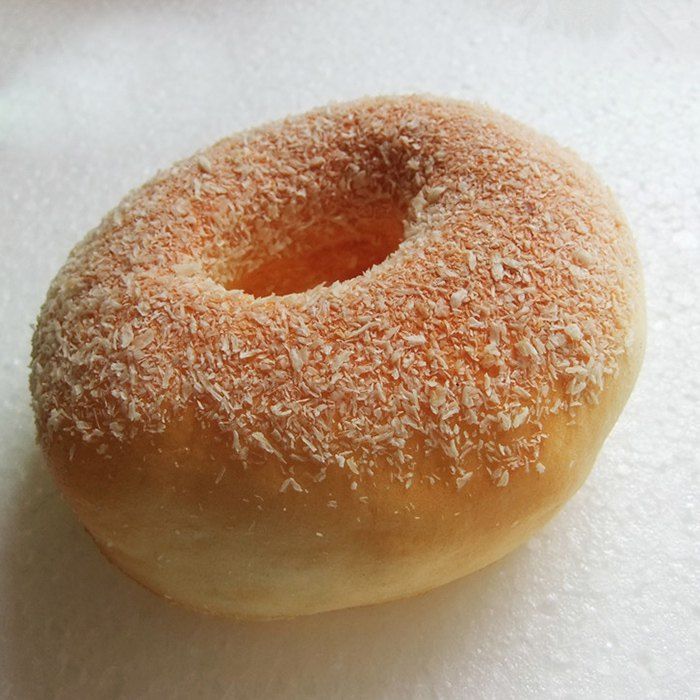 

Squishy Toy Simulation Donut Bread PU Model, Yellow