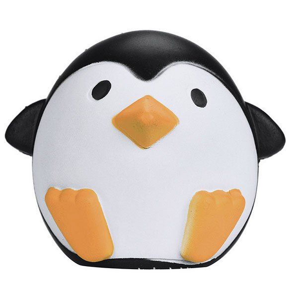 

Cartoon Squishy Penguin Slow Rising Simulation Toy, Black