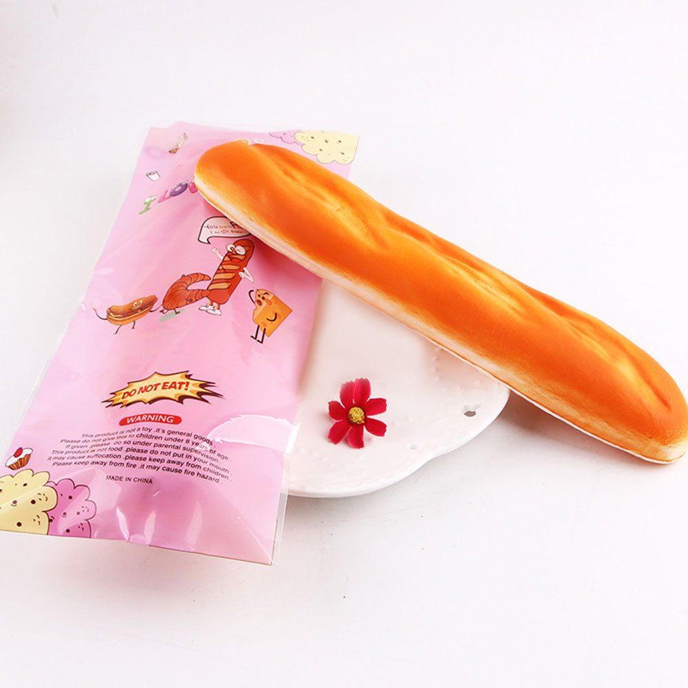 

Stress Relief Simulation French Baguette Squishy Toy, Yellow
