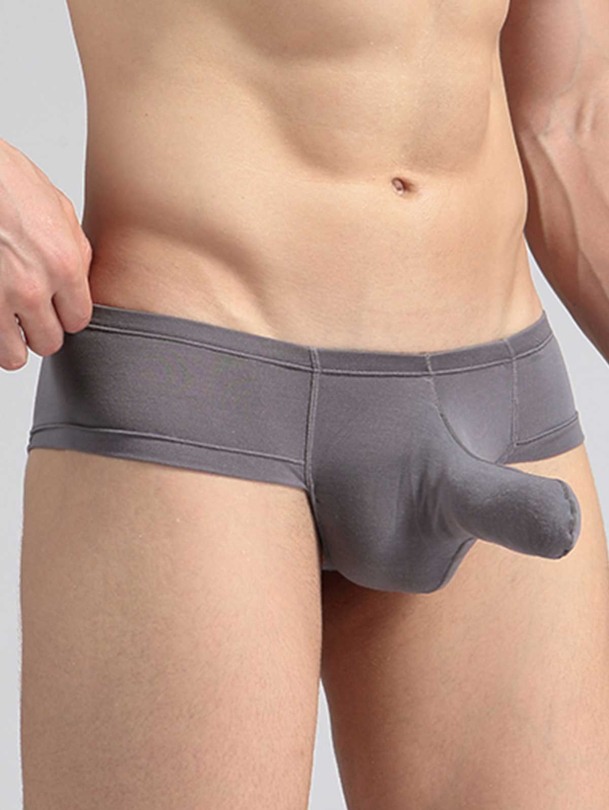 [36 OFF] Elephant Nose Convex Pouch Elastic Waist Trunk Rosegal